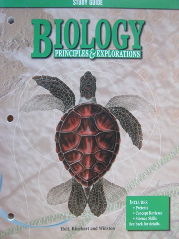 (image for) Biology Principles & Explorations Study Guide (P)