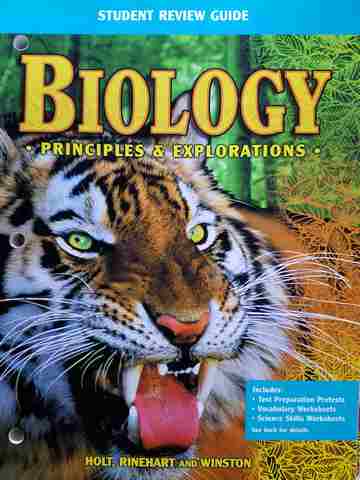 (image for) Biology Principles & Explorations Student Review Guide (P)