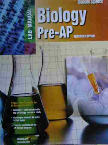 (image for) Biology Pre-AP Lab Manual TE (TE)(P)