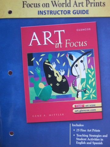 (image for) Art in Focus Focus on World Art Prints Instructor Guide (TE)(P)