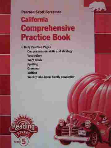 (image for) Reading Street 5 California Comprehensive Practice Book (CA)(P)