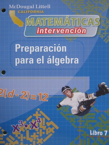 (image for) California Matematicas Intervencion 7 Preparacion para (CA)(P)