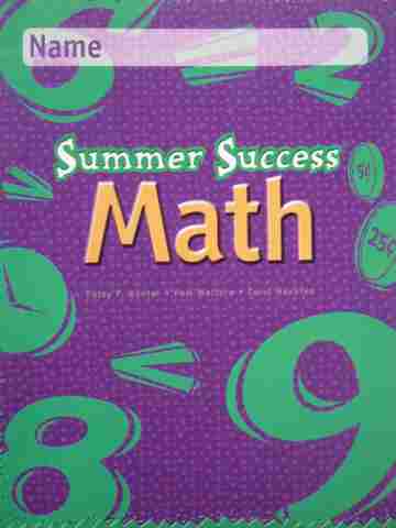 (image for) Summer Success Math 6 (P) by Kanter, Wallace, & Hankins