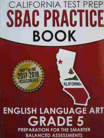 (image for) California Test Prep SBAC Practice English Language Arts 5 (P)