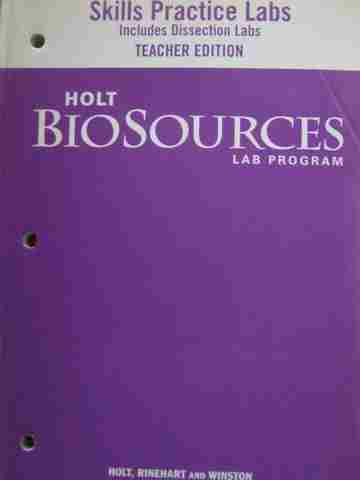 (image for) BioSources Lab Program Skills Practice Labs TE (TE)(P)