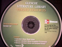 (image for) Glencoe Literature Library Teacher Resources Win/Mac (TE)(CD)